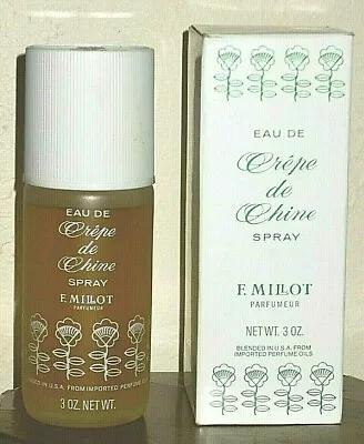 Women's Vintage Rare F.Millot Parfumuer Eau De Crepe De Chine Spray 3.0 Oz • $399.99