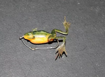 Very Old Weedless Frog Lure Well Made Good Material Rubber? Vintage Burke • $12