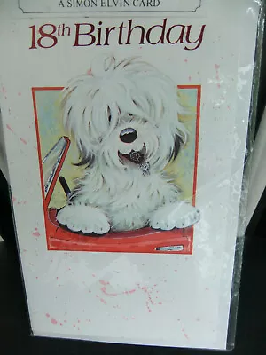 18th 18 Age Coming Of Age Card Birthday Envelope Red Car Key English Sheep Dog • £2.99