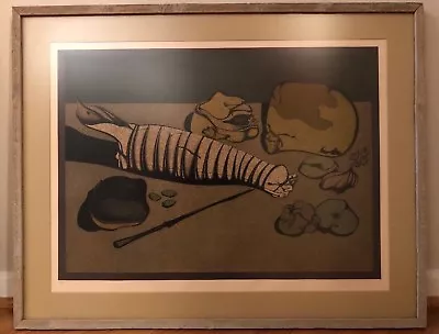 Mihail Chemiakin  Untitled  Signed Lithograph-FRAMED 8/225 1970's Russian • $495