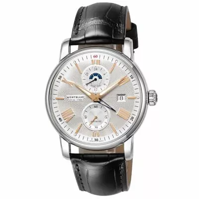 Montblanc 4810 Dual Time 114857 Automatic Silver Dial Men's Watch   NEW   • $2150