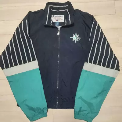 Vintage 90s Champion MLB Seattle Mariners Nylon Jacket Size M • $130