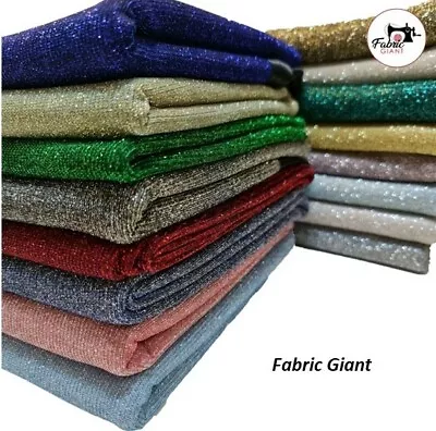 £1 • Buy Sparkly Glitter Stretch Moonlight Fabric 58”wide Dress Bridal Costumes Backdrop