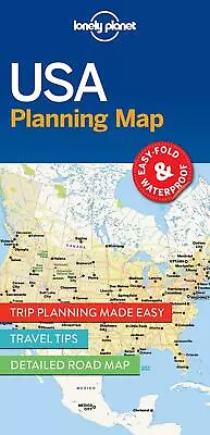 Lonely Planet USA Planning Map By Lonely Planet (English) Folded Book • £7.49