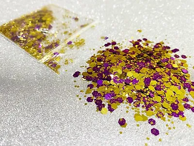 Biodegradable Glitter TRADE PRICE Festival Mix Chunky 2g 5g 10g BUY GET 10 FREE • £1.99