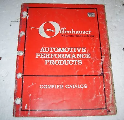 Vintage Original  1983 Offenhauser Catalog 50 Pages 4 Pics Shown • $17