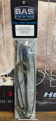 Gas Bowstrings Mathews Switchback Xt GHOST Camo String Set W/ Speed Nocks • $129.99