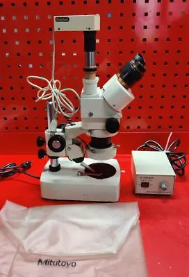 Mitutoyo 0411954 Binocular Stereo Microscope W/ Extra Light And USB Attachment F • $691.60