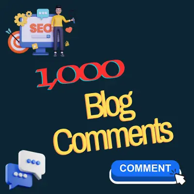 1000 Blog Comments / Backlinks - Increase Google Rank - High Quality Safe • $9.99