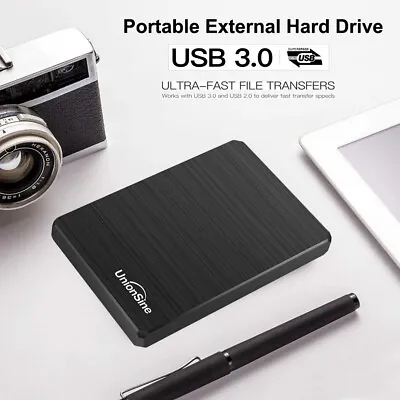 £14.59 • Buy UnionSine External Hard Drive 500GB 1TB USB3.0 2.5  Laptop PC Mac PS4 Backup HDD