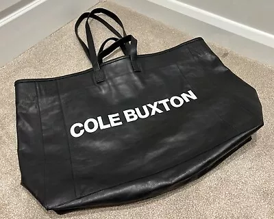Cole Buxton Tote Bag Leather Black • £259.99