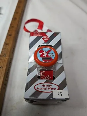 Santa Claus Xmas Dab - Holiday Flashing Musical LCD Watch NIB • $8.99