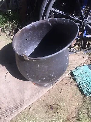 Vintage Large Brass Coal Scuttle For Planter Or Display Read Below • £20