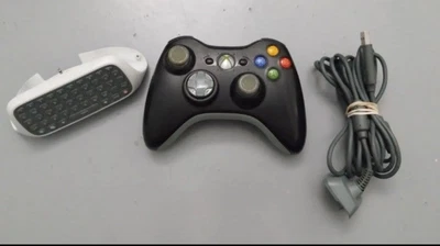 $14.99 • Buy Official OEM Microsoft Xbox 360 Wireless Controller (Battery+Charger) & Keyboard