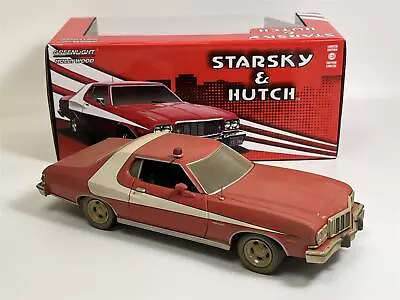 Starsky And Hutch 1976 Ford Gran Torino Weathered Version 1:24 Greenlight 84121 • $43.55