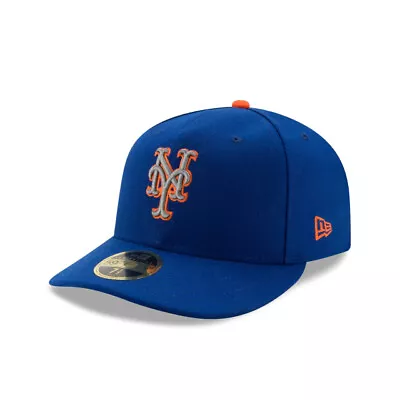 New York Mets New Era On-Field Low Profile ALT2 59FIFTY Fitted Hat-Blue/Gray • $24.99