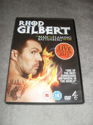 £0.95 • Buy Rhod Gilbert The Man With The Flaming Battenberg Tattoo DVD