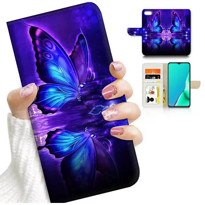 $12.99 • Buy ( For IPhone 6 / 6S ) Wallet Flip Case Cover PB24225 Butterfly