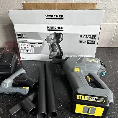 Karcher HV 1/1 BP FS 18v Cordless Hand Held Vacuum Cleaner With Floor Tool  • £99.99