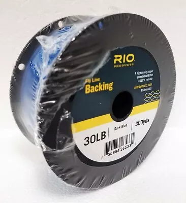 Rio 30 Lb 300 Yard Spool Of Dacron Backing In Dark Blue Fly Line & Reel Backing • $22.50