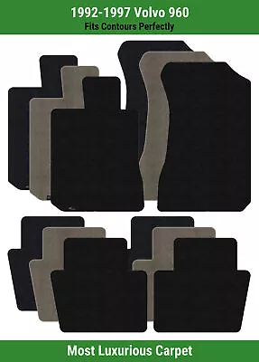 Lloyd Luxe Front & Rear Row Carpet Mats For 1992-1997 Volvo 960  • $249.99