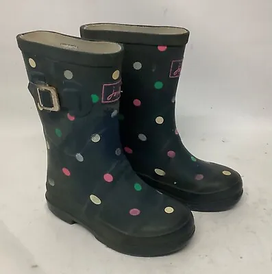 £8.50 • Buy Girls Spotty Joules Wellies Size 10 