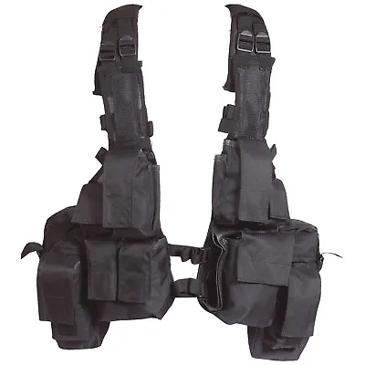 £49.99 • Buy New Black Viper South African SA Assault Vest Patrol Military Tactical Airsoft