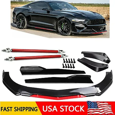 For Ford Mustang Front Bumper Lip /Splitter Spoiler Body Kit Side Skirt • $59.99