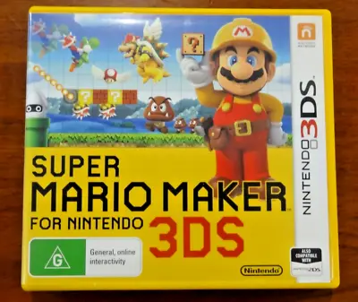 Super Mario Maker - Nintendo 3ds Game • $19.95