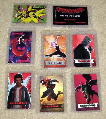 2018 AMC Theater Spider-Man Into The Spider-Verse Promo Cards Wrapper U-PICK! • $1.25