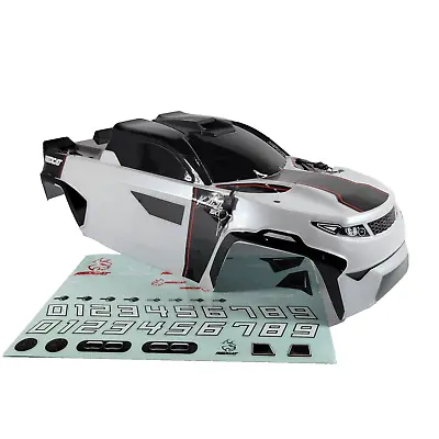 Redcat Racing Kaiju EXT White / Black Body W/ Sticker Sheet & Pins 1/8th Truck • $49.99