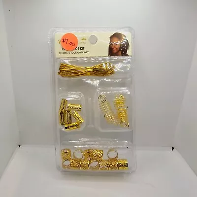 Chloe Accessories Gold Hair Bead Kit • $4.99