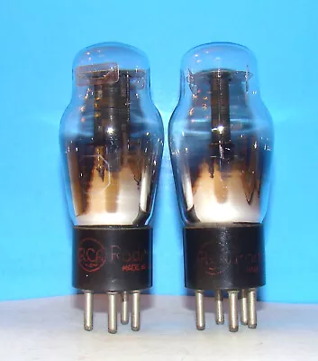 $6.49 • Buy No 27 RCA Type Radio Amplifier Vintage Vacuum 2 Tubes Valves Tested ST Shape 227