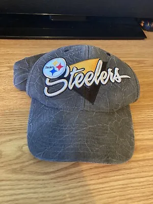 VINTAGE Pittsburgh Steelers Hat Cap Mitchell & Ness NFL Football SnapBack • $11.05
