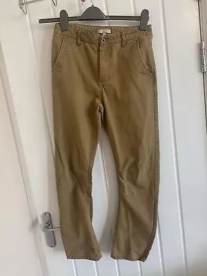 M&S Indigo Boys Chino Style Jeans Age 13 In Dark Beige • £0.99
