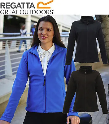 Regatta Ladies Womens Micro Full Zip Fleece Top Jacket • £14.95