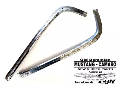 1965-1966 Mustang Convertible Rear Top Boot Trim Moldings - Pair • $39.99