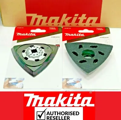 2XMakita B-65115 Starlock Multi Tool Sanding Pad Delta 93mm DTM50 DTM51 TM3000 • £24.86