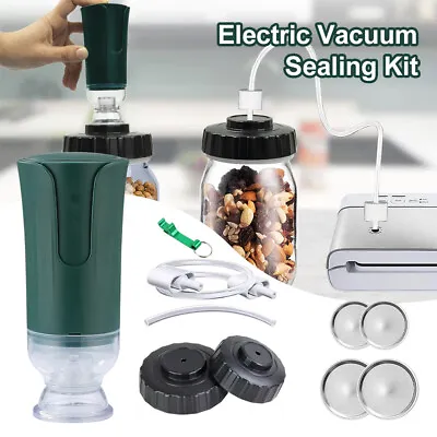 $19.99 • Buy Mason Jar Electric Vacuum Sealer, Vacuum Sealer Portable Food Vacuum Sealer Kit