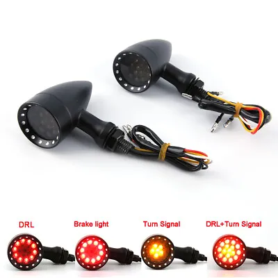 LED Rear Turn Signals Brake Indicators For Yamaha V-Star Bolt Star XVS 950 650 • $22.80