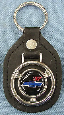 Vintage '57 CHEVY 2209 Bel Air Nomad Biscayne  1957 Chevrolet Leather Key Ring • $23.95