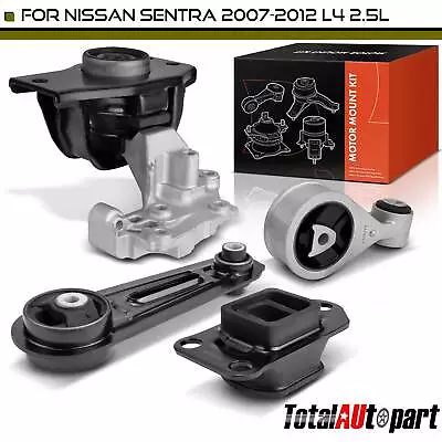 4Pcs Engine Motor & Transmission Mount & Torque Strut For Nissan Sentra 07-12 • $86.99