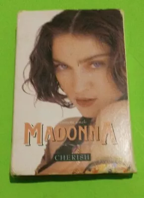 Madonna Cherish Cassette Single Tape US 1989 Vintage Cassette Cardboard Sleeve • $8.50