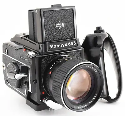  N MINT+  Mamiya M645 1000s Waist Level Finder Sekor C 80mm F1.9 Lens JAPAN 8081 • $769.90