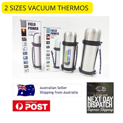 $10.94 • Buy Stainless Steel Vacuum Cup Thermos Water Flask Large Capacity Travel 