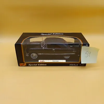 Maisto Special Edition 1950 Ford Convertible 1/18 Scale Diecast In Black • $19.51