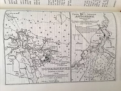 VINTAGE SEA CHART / NAUTICAL MAP 1961 - France - Douarnenez & Audierne • £3.25