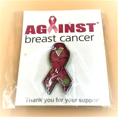 Against Breast Cancer Pin Badge • £1.50
