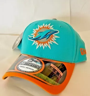 Miami Dolphins Fitted Cap New Era 39Thirty Official Hat • $29.99