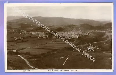 1939c MACHYNLLETH FROM WYLFA POWYS Montgomeryshire RP PHOTO LOCAL JONES POSTCARD • £0.99